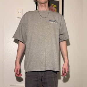 Men's Gray Short-Sleeve Graphic Tee